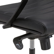RM-Line Designstoel 601 - Zwart Kunstleder bekleding - Hoge rug