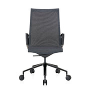Design Bureaustoel - Netweave rug en zitting - Zwart