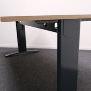 Inbus instelbaar bureau - H62-86 cm - 160x80 cm - Nieuw blad - BR40