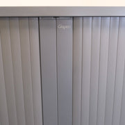 Gispen roldeurkast - 120x47x130cm (BxDxH) - Grijs - Geen sleutel - RD126