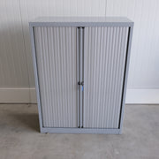 Roldeurkast - Grijs - 100x45x133cm (BxDxH) - Geen sleutel - RD108