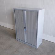 Roldeurkast - Grijs - 100x45x133cm (BxDxH) - Geen sleutel - RD108