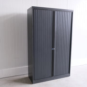 Mewaf roldeurkast - Antraciet - 120x45x198cm (BxDxH) - Geen sleutel - RD117