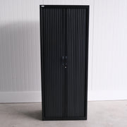 NG roldeurkast - Zwart - 80x45x198cm (BxDxH) - Sleutels aanwezig - RD119