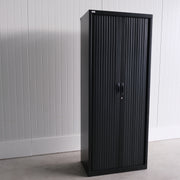 NG roldeurkast - Zwart - 80x45x198cm (BxDxH) - Sleutels aanwezig - RD119