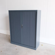 Roldeurkast - Antraciet - 120x45x145cm (BxDxH) - Geen sleutel - RD125
