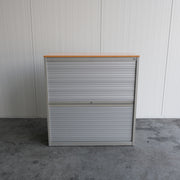 Zettoe schuifdeurkast - Grijs - 120x47x125cm (BxDxH) - Geen sleutel - RD128