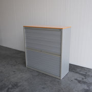 Zettoe schuifdeurkast - Grijs - 120x47x125cm (BxDxH) - Geen sleutel - RD128