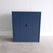 Aspa Roldeurkast - Blauw - 120x47x137 cm (BXDXH) - Geen sleutel - RD131