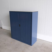Aspa Roldeurkast - Blauw - 120x47x137 cm (BXDXH) - Geen sleutel - RD131