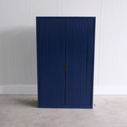 Aspa Roldeurkast - Donkerblauw - 120x47x195 cm (BXDXH) - Geen sleutel - RD129