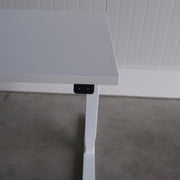 Elektrisch zit-sta bureau - 160x80cm - H63-130cm - Wit onderstel - BR92