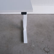 Elektrisch zit-sta bureau - 160x80cm - H63-130cm - Wit onderstel - BR92