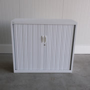 Roldeurkast - Wit - 120x45x105cm (BxDxH) - Sleutels aanwezig - RD135