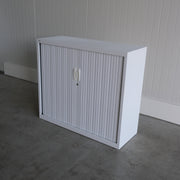 Roldeurkast - Wit - 120x45x105cm (BxDxH) - Sleutels aanwezig - RD135