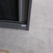 Zettoe Roldeurkast - Antraciet - 80x45x76cm (BxDxH) - Sleutel aanwezig - RD137