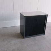 Zettoe Roldeurkast - Antraciet - 80x45x76cm (BxDxH) - Sleutel aanwezig - RD137