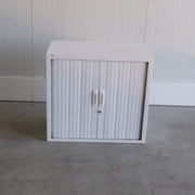 Roldeurkast - Wit - 80x45x74cm (BxDxH) - Sleutel aanwezig - RD138