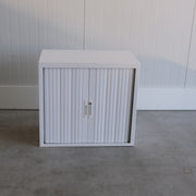 Roldeurkast - Wit - 80x45x74cm (BxDxH) - Sleutel aanwezig - RD139