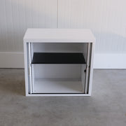 Roldeurkast - Wit - 80x45x74cm (BxDxH) - Sleutel aanwezig - RD139