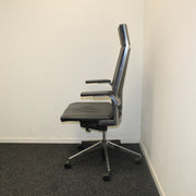 Dynamobel Dis - Zwart leer - Bureaustoel