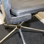 Dynamobel Dis - Zwart leer - Bureaustoel