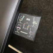 Dynamobel Dis - Zwart leer - Bureaustoel