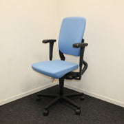 Ahrend 230 bureaustoel - Blauw - Hoge rug - (Nieuwe stof)
