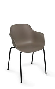 RM-Line Loria vergaderstoel - Kunststof kuip -  4-Poots - Diverse kleuren