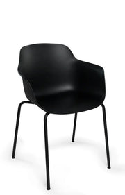RM-Line Loria vergaderstoel - Kunststof kuip -  4-Poots - Diverse kleuren