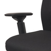 RM-Line Kasper bureaustoel - Zwarte stoffering - Zwart frame NEN-EN 1335