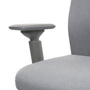 RM-Line Kyan bureaustoel - Grijze stoffering - Grafiet frame NEN-EN 1335