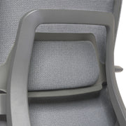 RM-Line Kyan bureaustoel - Grijze stoffering - Grafiet frame NEN-EN 1335