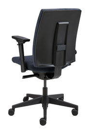 RM-Line Mara bureaustoel - 4 kleuren stoffering - Zwart frame EN 1335
