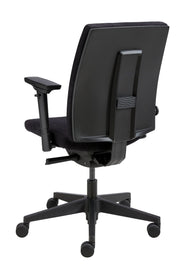 RM-Line Mara bureaustoel - 4 kleuren stoffering - Zwart frame EN 1335