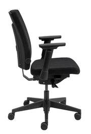 RM-Line Mara bureaustoel - 4 kleuren stoffering - Zwart frame EN 1335