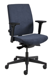 RM-Line Mara bureaustoel - 4 kleuren stoffering - Zwart frame EN 1335