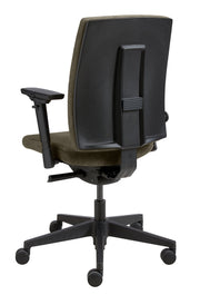 RM-Line Mara bureaustoel - 4 kleuren stoffering - Zwart frame EN 1335