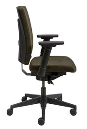 RM-Line Mara bureaustoel - 4 kleuren stoffering - Zwart frame EN 1335