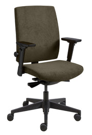 RM-Line Mara bureaustoel - 4 kleuren stoffering - Zwart frame EN 1335