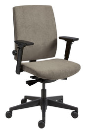 RM-Line Mara bureaustoel - 4 kleuren stoffering - Zwart frame EN 1335