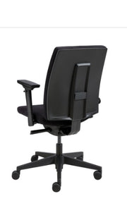 RM-Line Mara bureaustoel - 4 kleuren stoffering - Zwart frame EN 1335