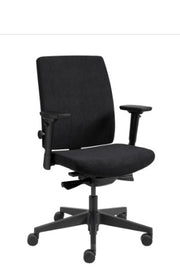 RM-Line Mara bureaustoel - 4 kleuren stoffering - Zwart frame EN 1335
