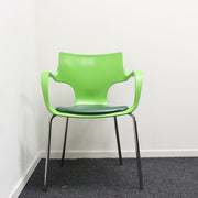 Acta vergaderstoel - Designstoel - Groen - 4-poots onderstel