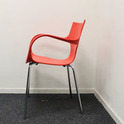 Acta vergaderstoel - Designstoel - Rood - 4-poots onderstel