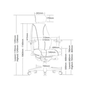 RM-Line Marc Bureaustoel - 24 uurs stoel - Leder bekleding