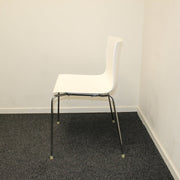 Arper Catifa 46 - Design stoel - Wit - Kunststof - R&M Kantoor- en Designmeubilair