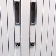 Aspa roldeurkast - Grijs - Garderobekast - 120x47x195cm (BXDXH) - Geen sleutel - R&M Kantoor- en Designmeubilair