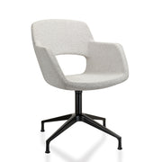 RM-Line Teddy - Draaibare vergaderstoel - Bouclé teddy stoffering