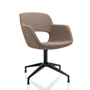 RM-Line Teddy - Draaibare vergaderstoel - Bouclé teddy stoffering